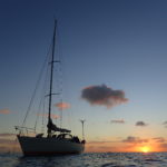 At anchor in Barbados (Photo: Amy Cox)